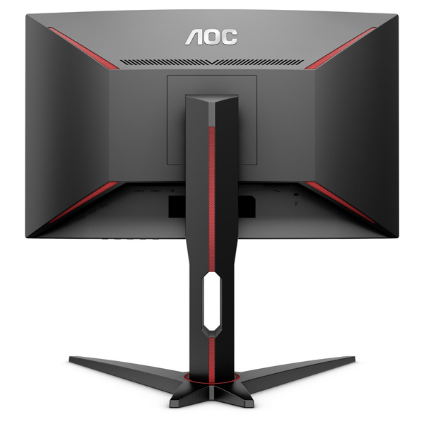 C24G1/11 ゲーミングモニター Black & Red [23.6型 /ワイド /曲面型 ...