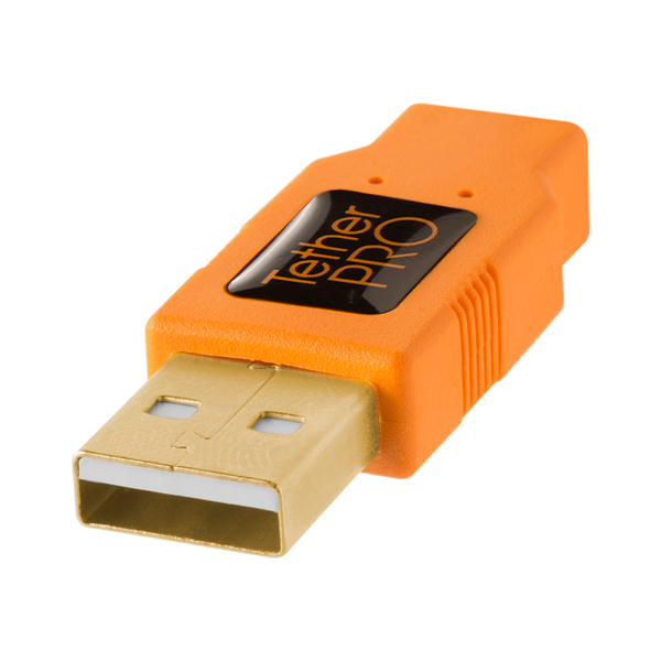 CU5451 TetherPro USB 2.0 male to Mini-B 5 pin, 15 Orang CU5451｜の ...