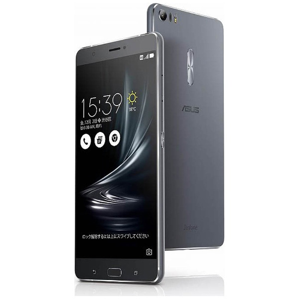 Zenfone Ultra グレー 「ZU680KL-GY32S4」 Android 6.0.1・6.8型・メモリ/ストレージ：4GB/32GB  nano×2 SIMフリースマートフォン ZU680KL-GY32S4 グレー｜の通販はソフマップ[sofmap]