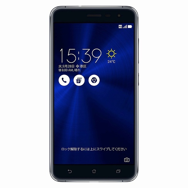 Zenfone3 サファイヤブラック 「ZE552KL-BK64S4」 Android 6.0.1・5.5 ...
