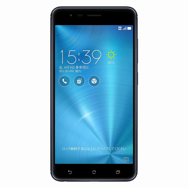 Zenfone Zoom S （ZE553KL） ネイビーブラック 「ZE553KL-BK64S4」 Android  6.0.1・5.5型・メモリ/ストレージ：4GB/64GB nanoSIMｘ1 nanoSIM or micro SDｘ1 SIM フリースマートフォン｜の通販はソフマップ[sofmap]