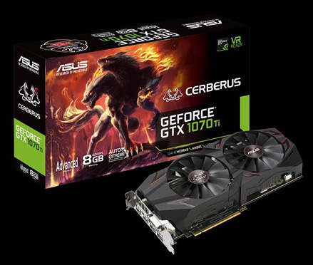 ASUS GEFORCE GTX 1070Ti 8GB