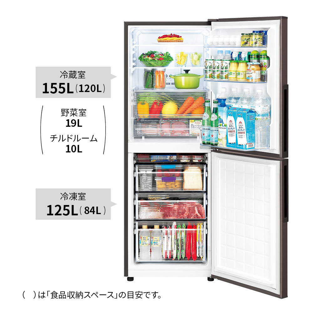 SJ-PD28F-W 冷蔵庫 プラズマクラスター冷蔵庫 ホワイト系 [2ドア /右