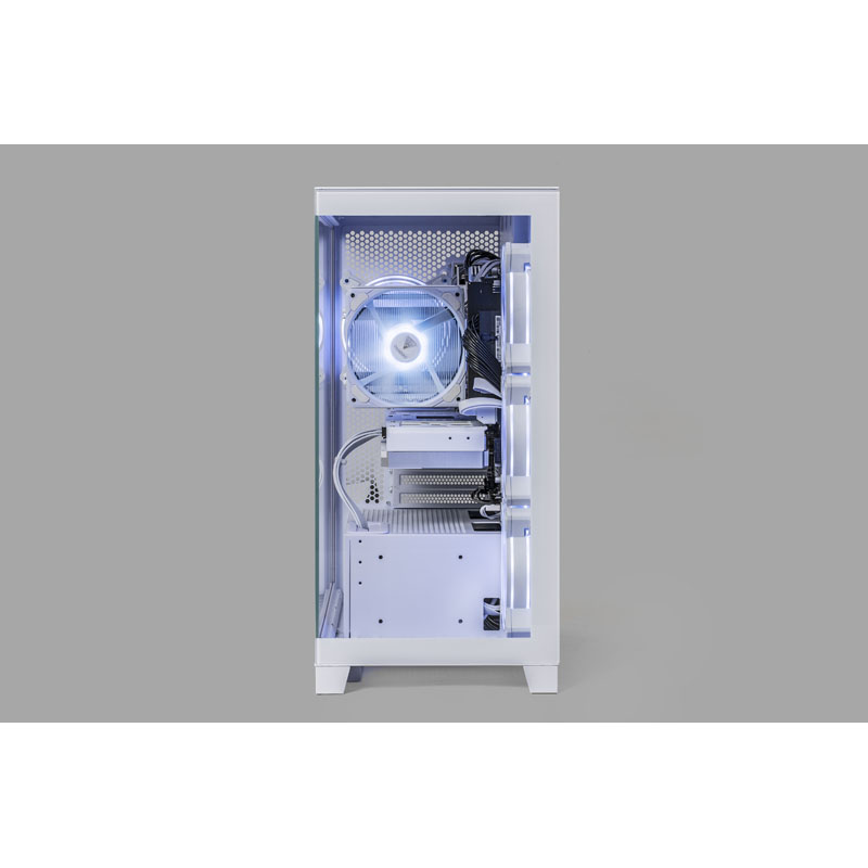ゲーミングデスクトップパソコン ホワイト K2-144FB46[RTX4060] 【鏡界