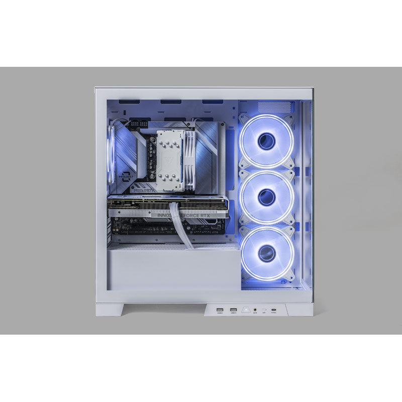 ゲーミングデスクトップパソコン ホワイト S2-144FB46Ti8G[RTX4060Ti