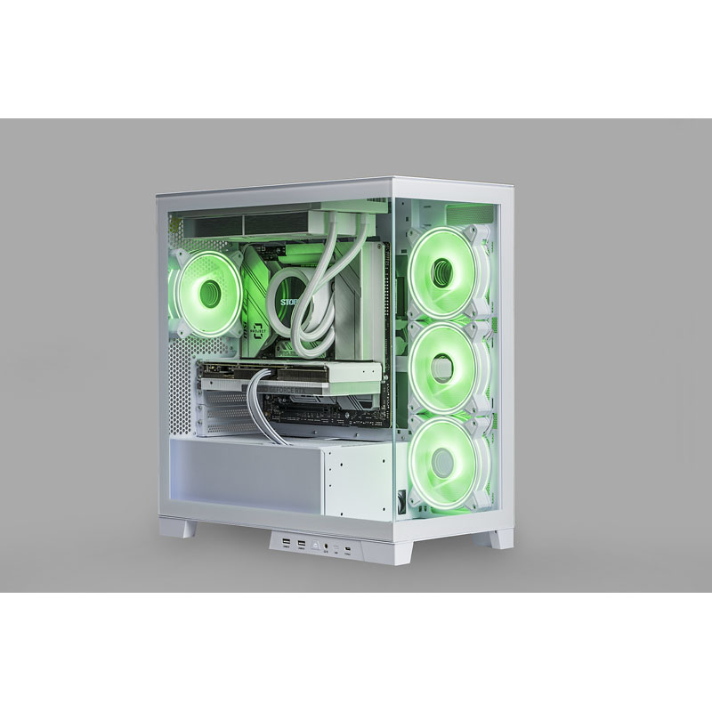 ゲーミングデスクトップパソコン ホワイト S2-144FB46Ti8G[RTX4060Ti