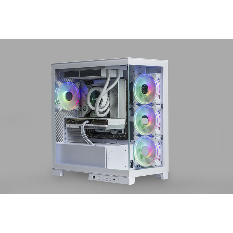 ゲーミングデスクトップパソコン ホワイト S2-144FB46Ti8G[RTX4060Ti