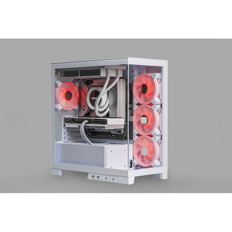 ゲーミングデスクトップパソコン ホワイト S2-144F46[RTX4060] 【新界2