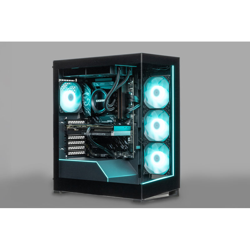 ゲーミングデスクトップパソコン ブラック EK57X46[RTX4060] 【影界