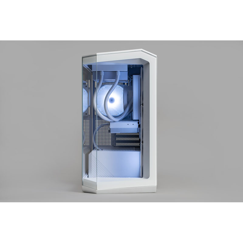 ゲーミングデスクトップパソコン ホワイト GK-98X3D57Ti ［RTX 5070 Ti