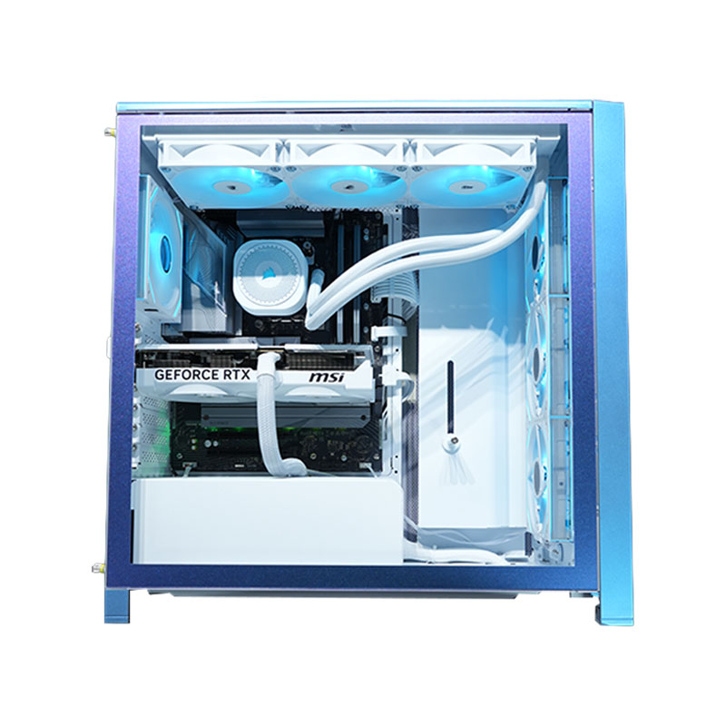 デスクトップPC 【水色】 ゲーミングデスクトップパソコン Nova 40DN-R985X-9070X-2T-64G