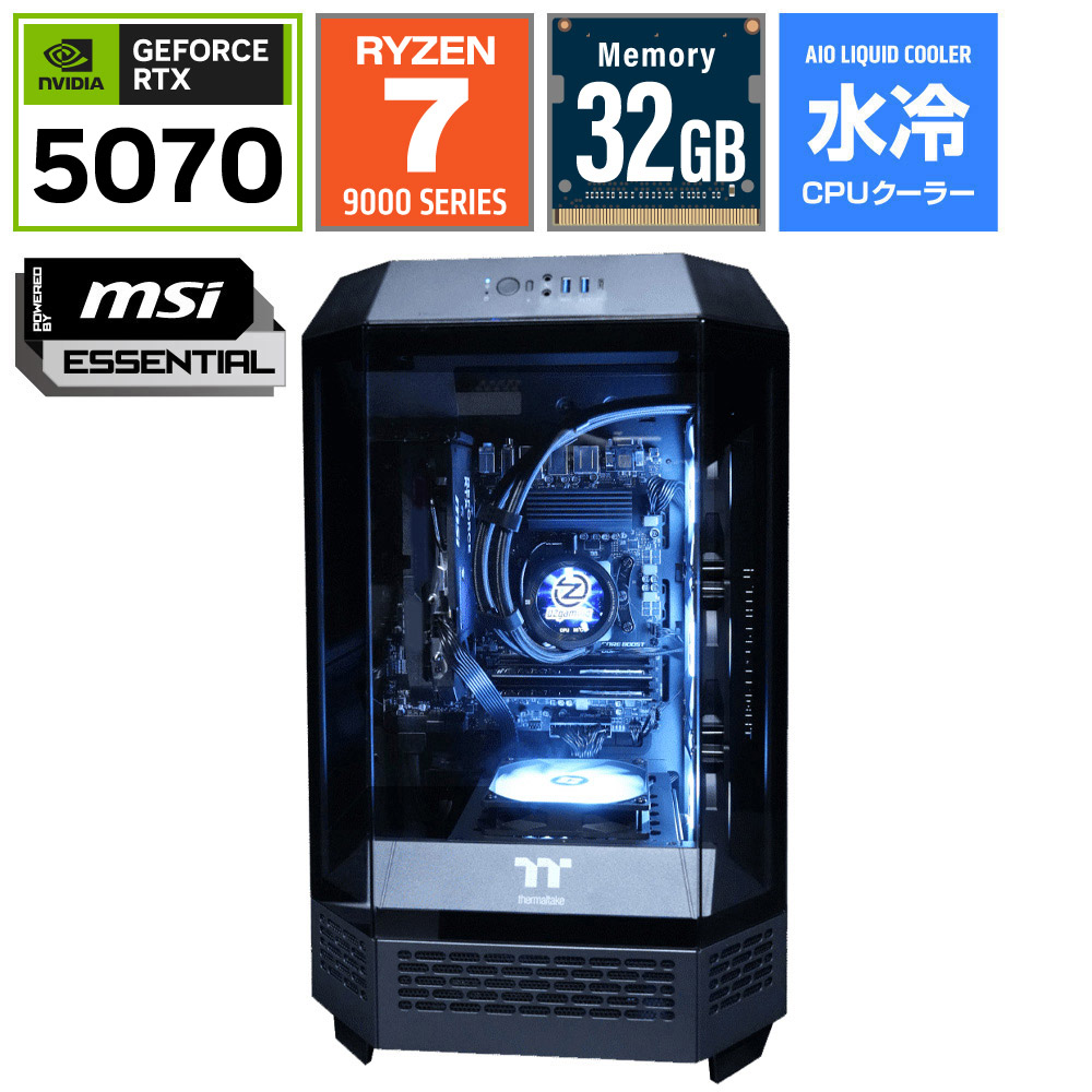 ゲーミングデスクトップパソコン T3BLR97X5070S1T750B [RTX 5070]｜の