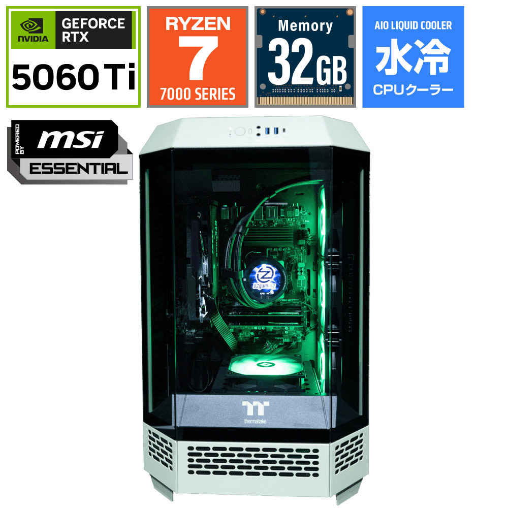 ゲーミングデスクトップパソコン T3MGR78XD5060TS1T750 [RTX 5060 Ti