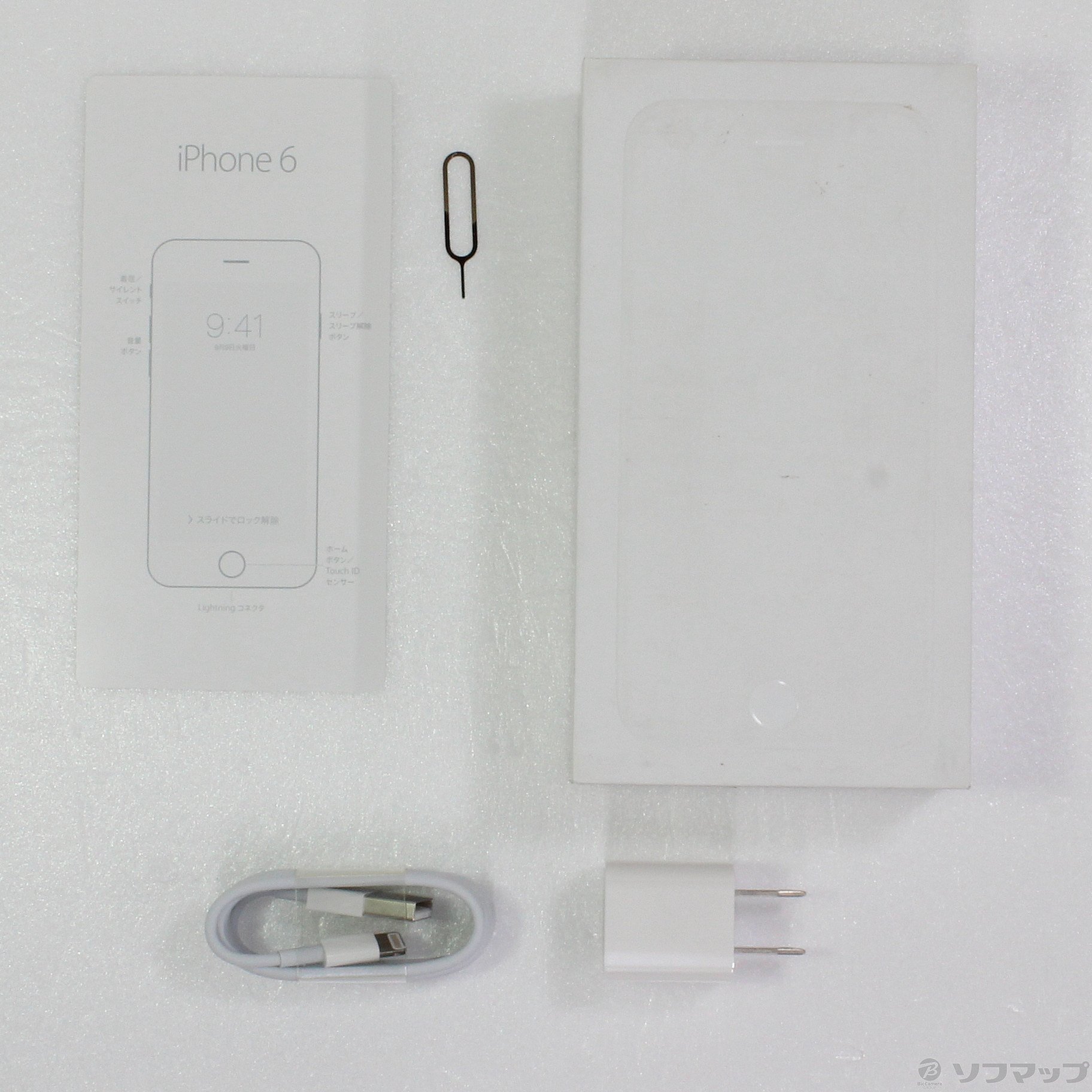 中古】iPhone6 64GB シルバー MG4H2J／A SoftBank ◇05/17(火