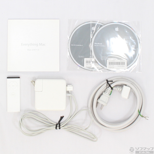 中古】MacBook MB062J／B 2.2GHz 4GB SSD120GB 〔10.5 Leopard