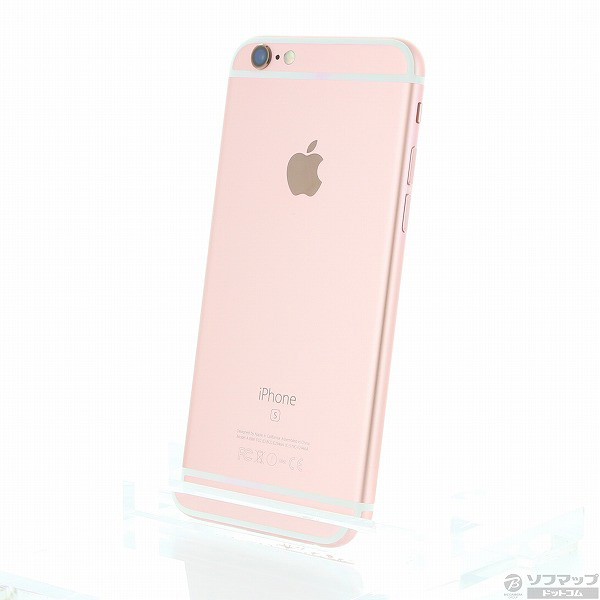 中古】iPhone6s 64GB ローズゴールド MKQR2J／A docomoロック解除SIM