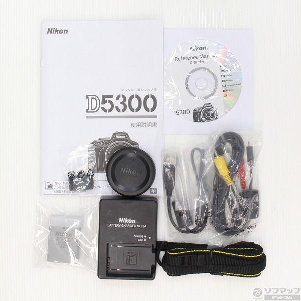 中古】NIKON D5300 ボディ (2410万画素／ブラック／SDXC