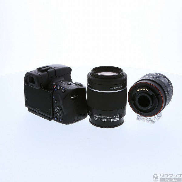 中古】α55 (SLT-A55VY) ダブルズームレンズキット (1620万画素