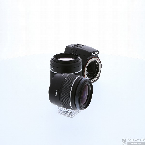【動作確認OK】α55 SLT-A55V ダブルズームレンズ箱付 SONY α55 SLT-A55VY ダブルズームレンズキット 価格比較 - 価格.com