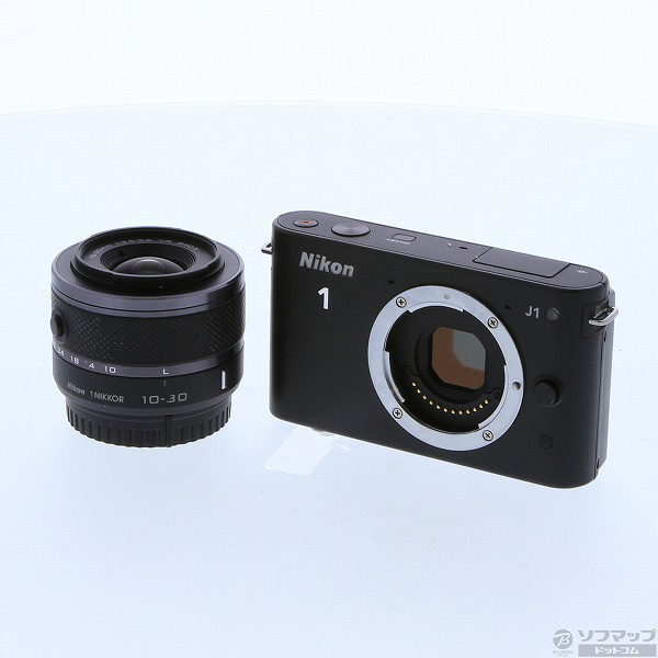 中古】Nikon 1 J1 標準ズームレンズキット (1010万画素／ブラック 