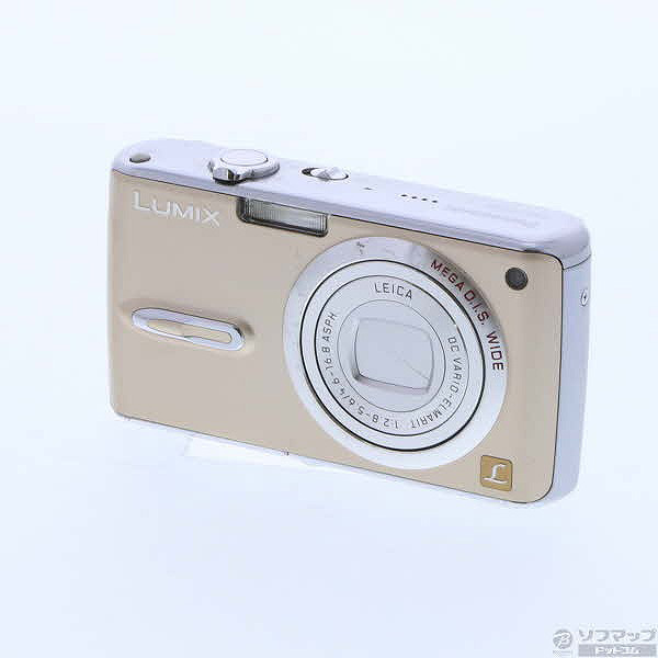 中古】LUMIX DMC-FX07-N (720万画素／3.6倍ズーム／グロスゴールド