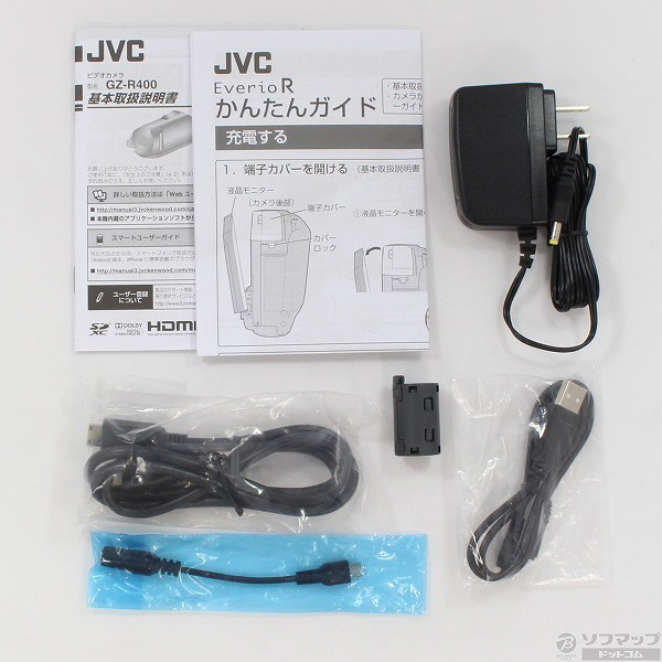 オンラインストア最安 JVC Everio GZ-R400別売りフェライトコア付き