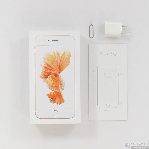 中古】iPhone 6s 64GB ローズゴールド NKQR2J／A au [2133008440092