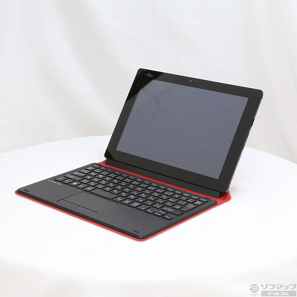 中古】arrows Tab QH34／B1 FARQ34B1RJ レッド 〔Windows 10