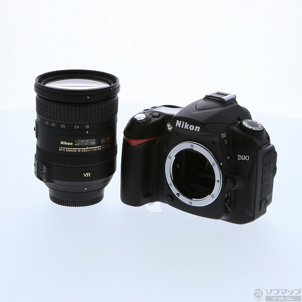 Nikon D90 AF-S DX18-105G VR 200mm望遠付き