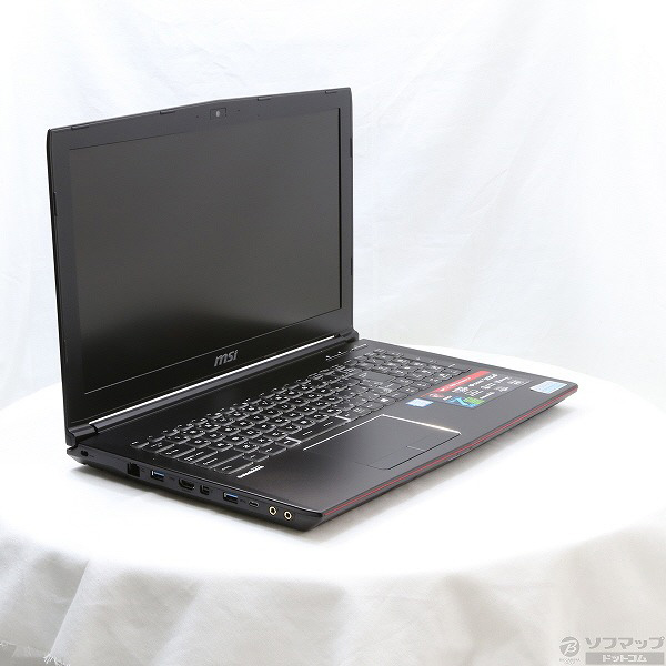 中古】msi GP62-7RD-031JP GP627RD-031JP ブラック 〔Windows 10〕 [2133009383770] -  リコレ！|ビックカメラグループ ソフマップの中古通販サイト