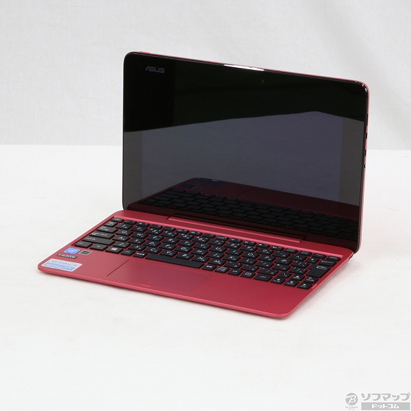 中古】TransBook T100HA T100HA-ROUGE ルージュレッド 〔Windows 10 