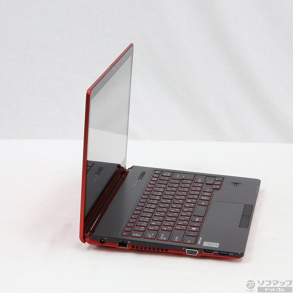 中古】LIFEBOOK SH90／T FMVS90TRD1 レッド 〔Windows 8.1