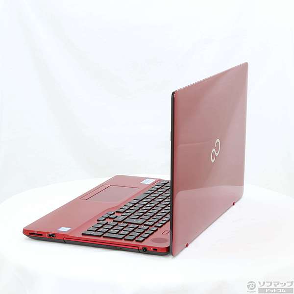 中古】LIFEBOOK AH45／A3 FMVA45A3R ルビーレッド 〔Windows 10