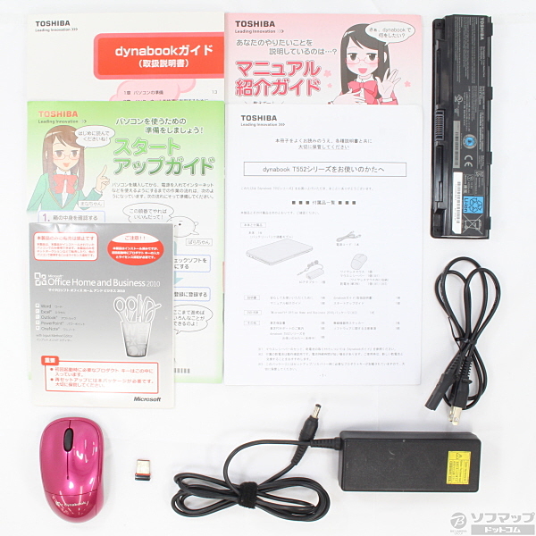 東芝 - dynabook T552/58GRルビーロゼ 中古】dynabook T552／58GR PT55258GBHR ルビーロゼ 〔Office付
