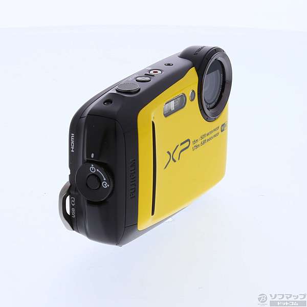 中古】FinePix XP90 Y (1640画素／5倍／防水／イエロー／SDXC