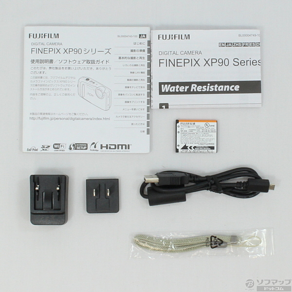 中古】FinePix XP90 Y (1640画素／5倍／防水／イエロー／SDXC