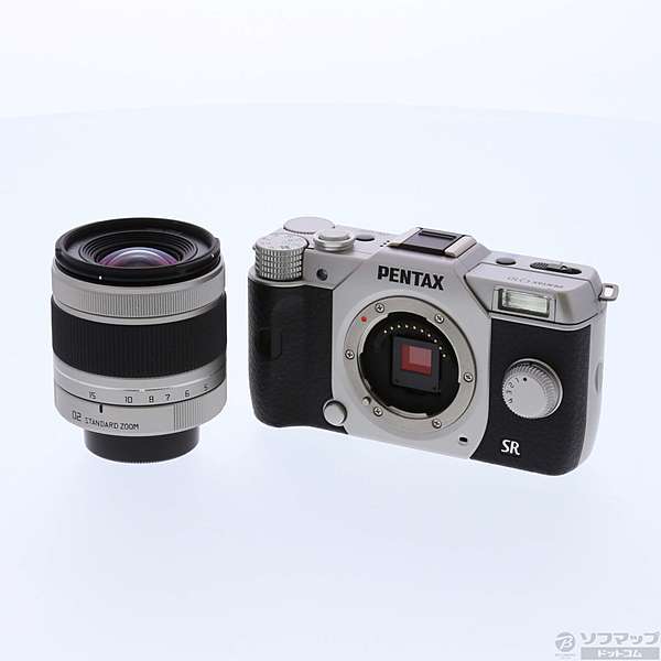 売筋ランキングなど通販限定 PENTAX Q10 シルバー ブラック 02ズーム