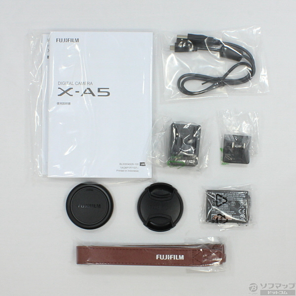 中古】FUJIFILM X-A5 レンズキット (2424万画素／ブラウン