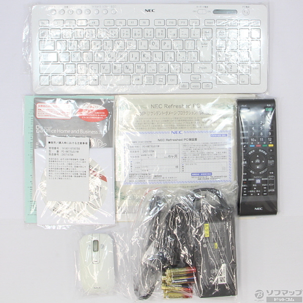 VALUESTAR N PC-VN770JS1YW ファインホワイト〔NEC Refreshed PC〕 〔Windows 8〕 〔Office付〕  ≪メーカー保証あり≫