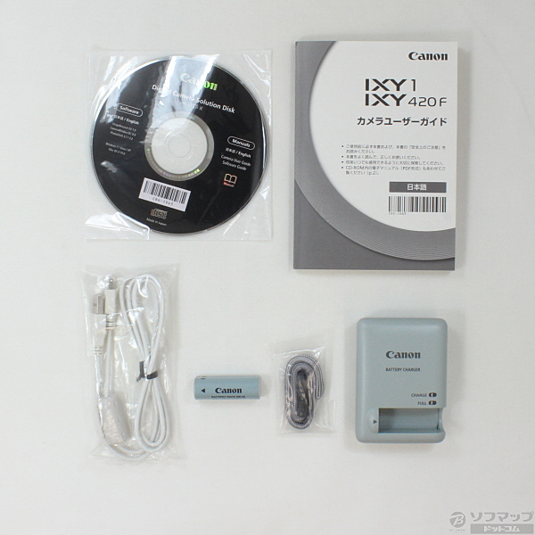 中古】IXY 1 (1010万画素／12倍／ホワイト／microSDXC／Wi-Fi