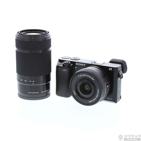 中古】α6000 ダブルズームレンズキット B (ILCE-6000Y) ブラック