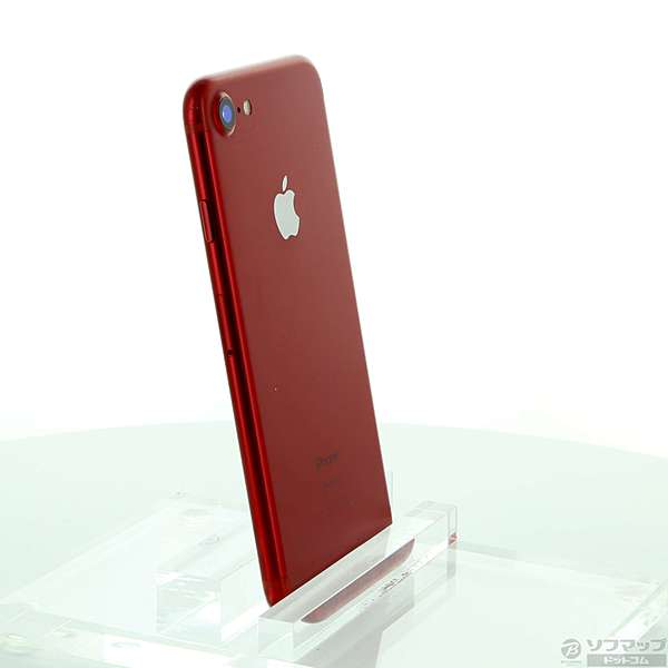 中古】iPhone 7 128GB (PRODUCT)RED MPRX2J／A au 〔SIMロック解除済み