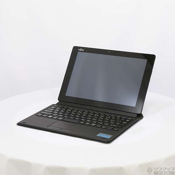 中古】arrows Tab QH35／B1 FARQ35B1B ブラック 〔Windows 10