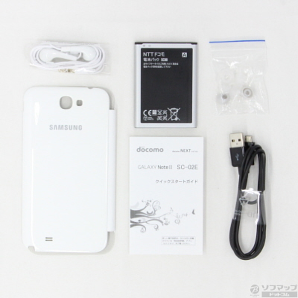 GALAXY docomo Note II SC-02E ブラウン 本体 白ロム 568397 - 携帯