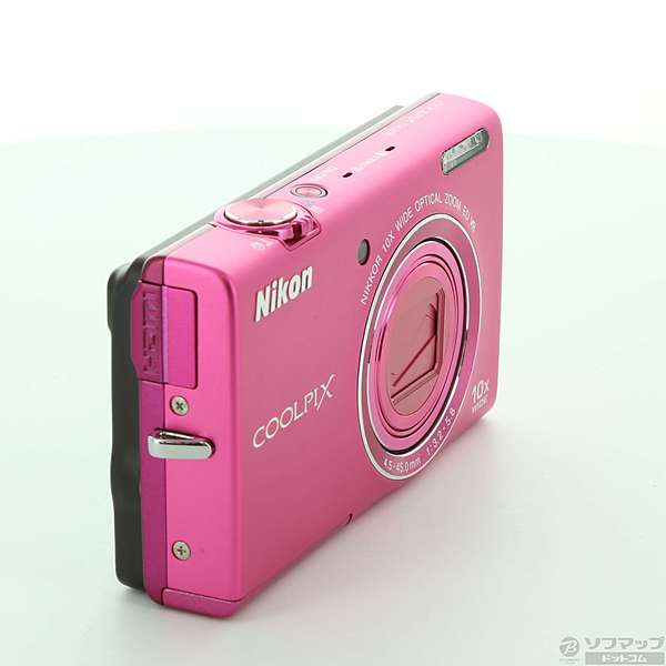 COOLPIX S6200 (1600万画素／10倍／チェリーピンク／SDXC)