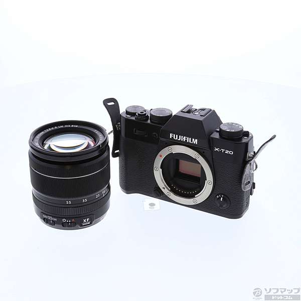 中古】X-T20 レンズキット F X-T20LK-B(ブラック) [2133010428361