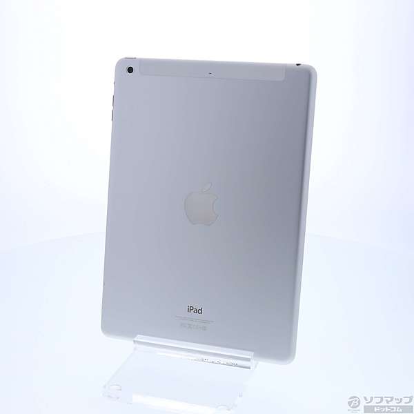 中古】iPad Air Wi-Fi + Cellular 16GB シルバー MD794J／A SoftBank 