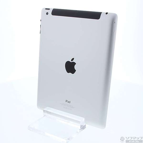 【中古】iPad 第4世代 Wi-Fi +Cellular 16GB (BK) MD522J/A a [2133010581622] - リ