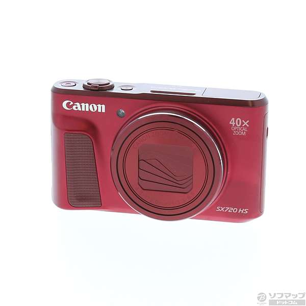 中古】PowerShot SX720 HS (RE) (2030万画素／40倍／レッド／SDXC