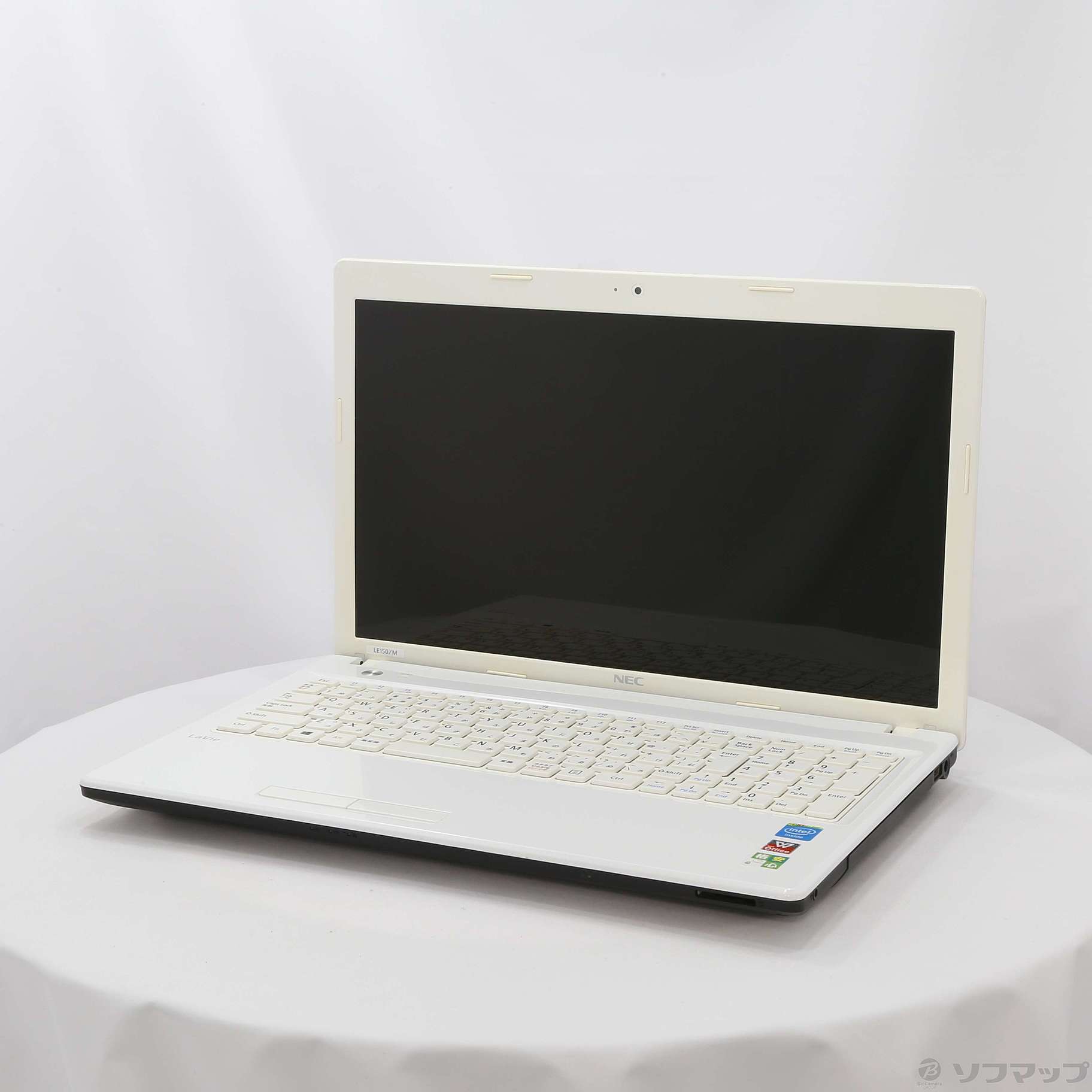 中古】格安安心パソコン LaVie E LE150／M1W PC-LE150M1W ホワイト 〔Windows 8〕 ≪メーカー保証あり≫  [2133010881852] - リコレ！|ビックカメラグループ ソフマップの中古通販サイト